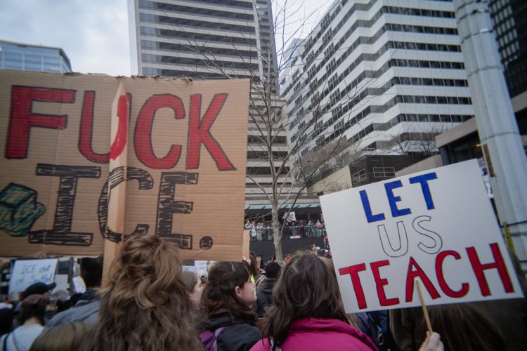 At the Height of NCAA March Madness, Activists Pressure Charter Airlines on Deportation Flights
